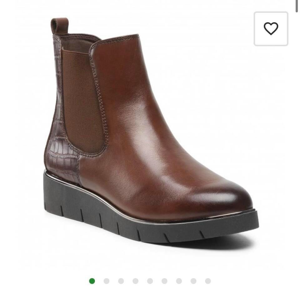 Giày anlke boots hiệu Caprice xuất Đức, da thật