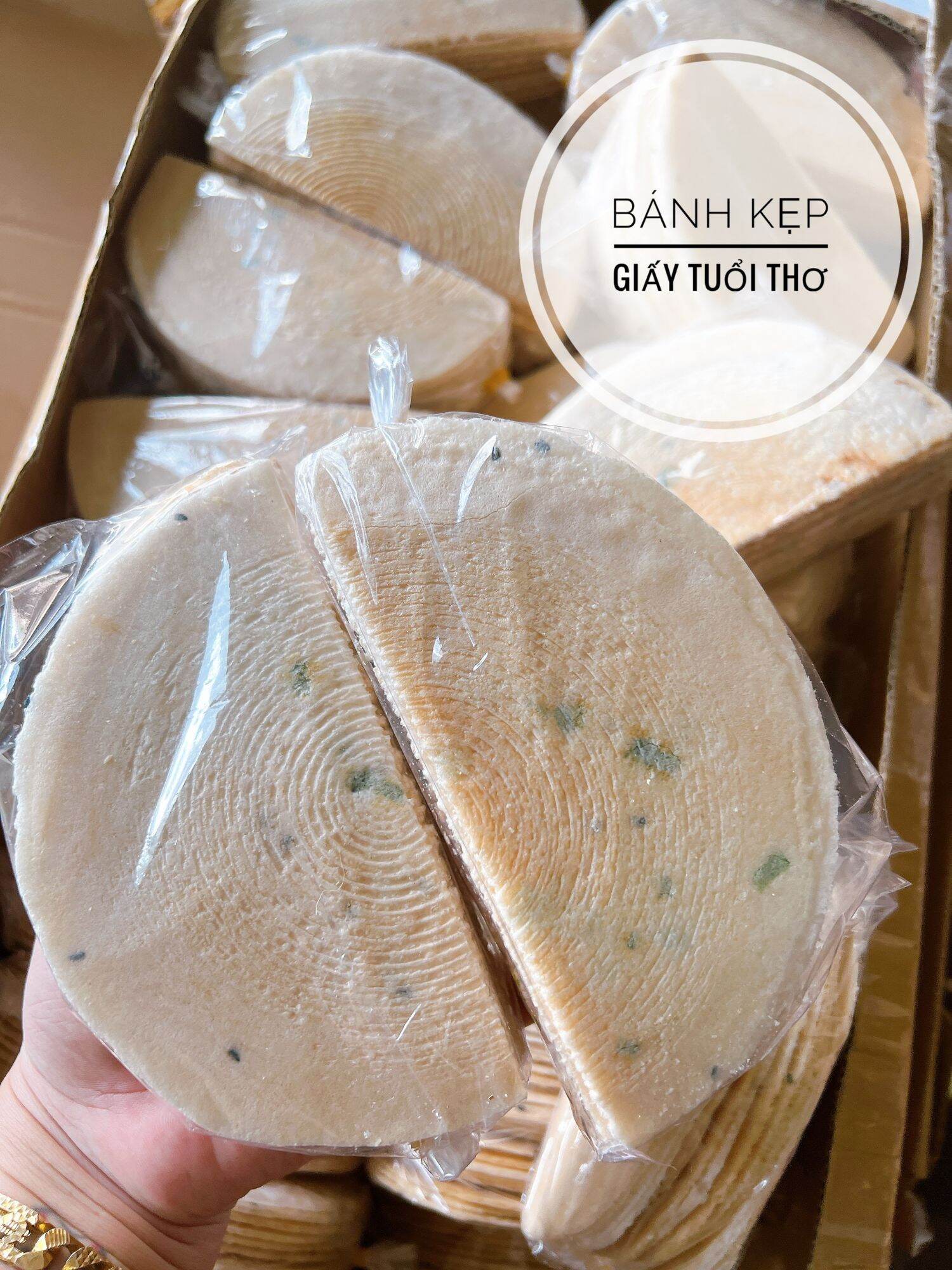 Combo 5 bịch bánh tráng giấy tuổi thơ