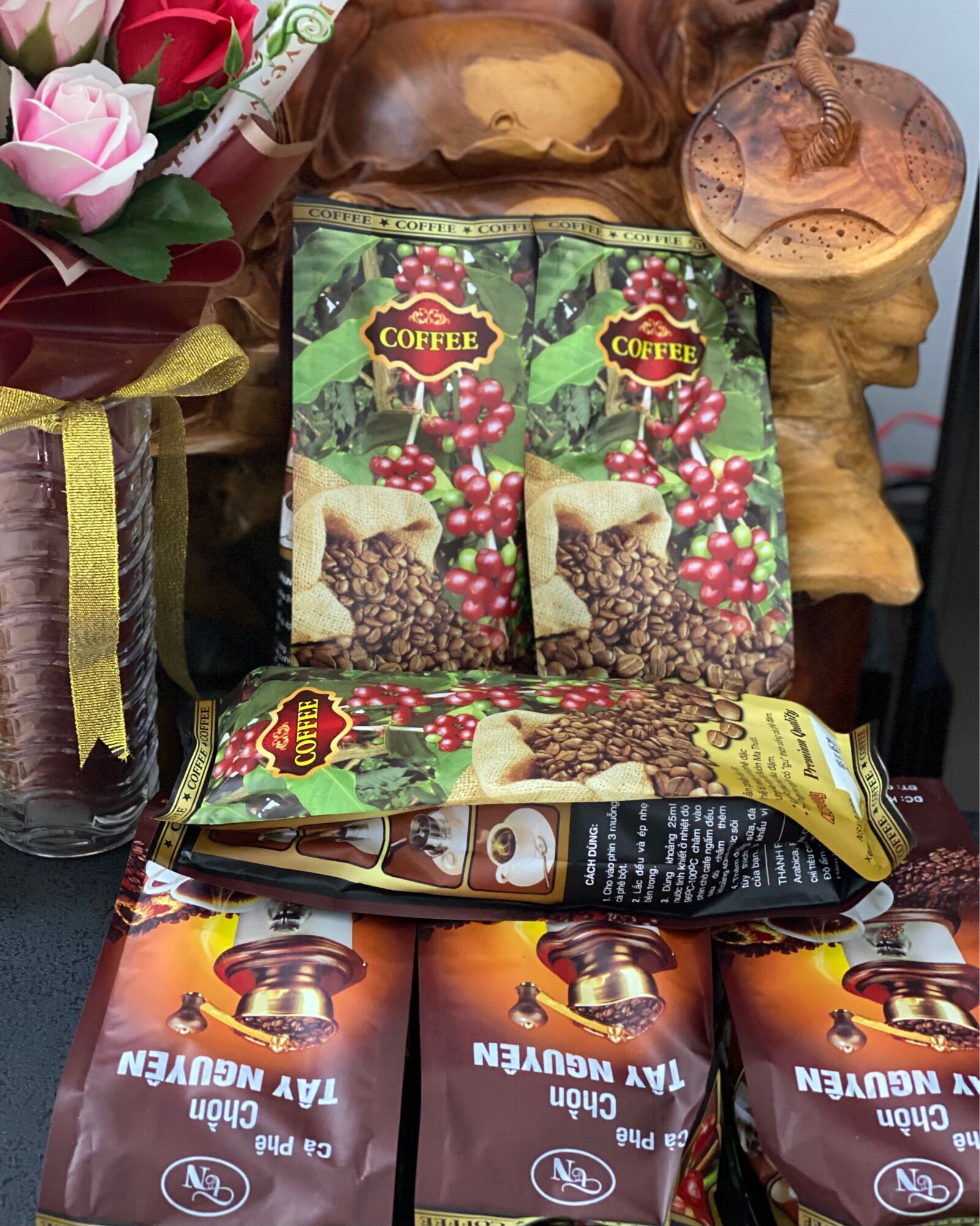 [ Giá Hấp Dẫn] 1KG Cà Phê Nguyên Chất Đặc Sản Ban Mê 47-Cà Phê Bột Pha Phin Thơm Ngon Trọn Vị Đắng _Hậu Ngọt Thanh