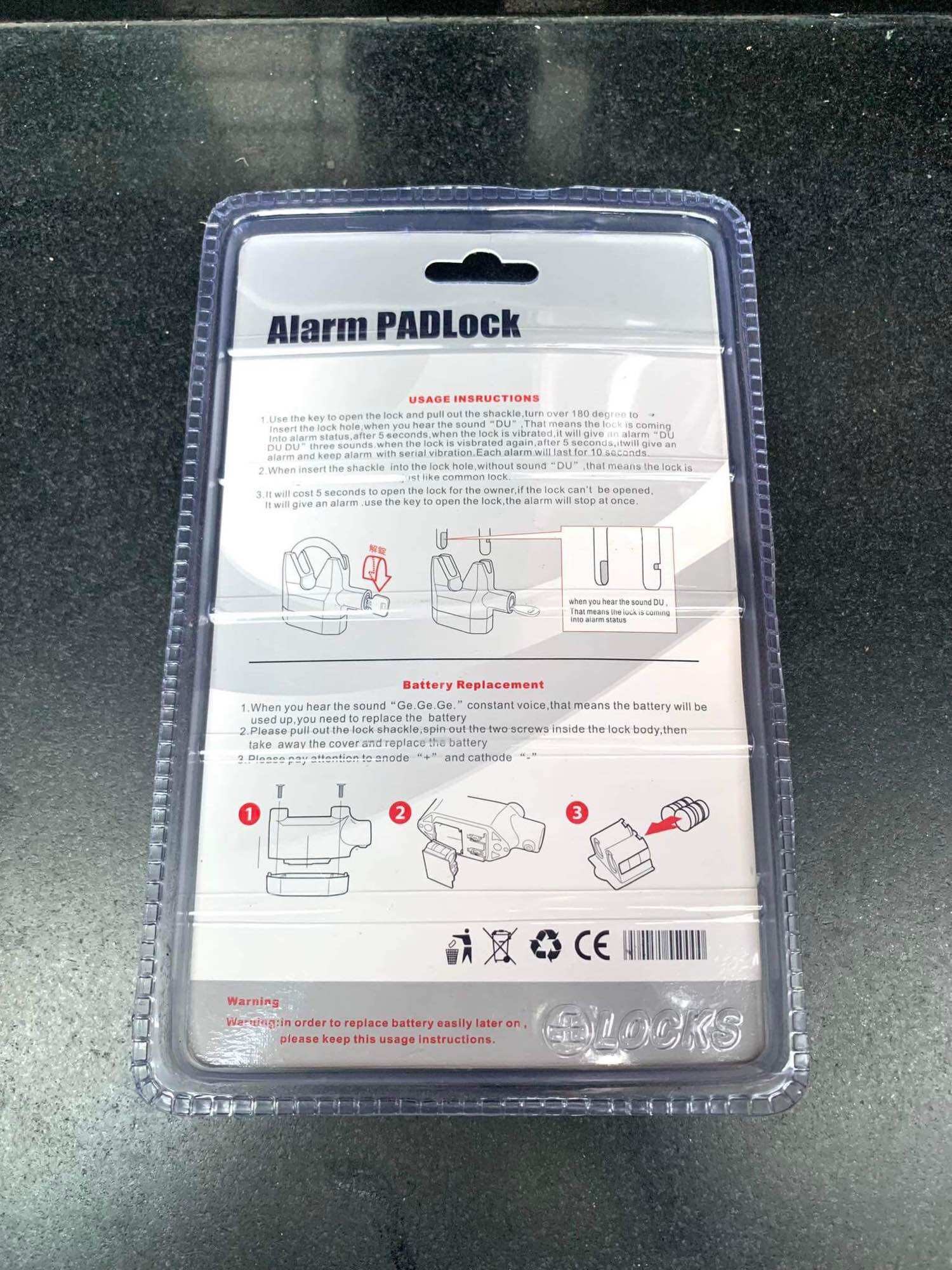 Ổ khoá chống cắt Locks báo động chống trộm