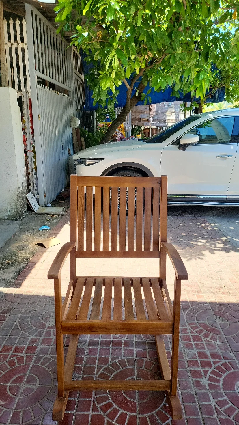 Ghế gỗ bập bênh, Ghế gỗ decor