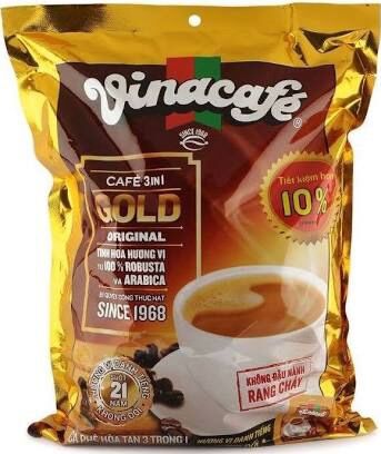 Cà phê sữa VinaCafé Gold Original 480g (40 gói x 20g)
