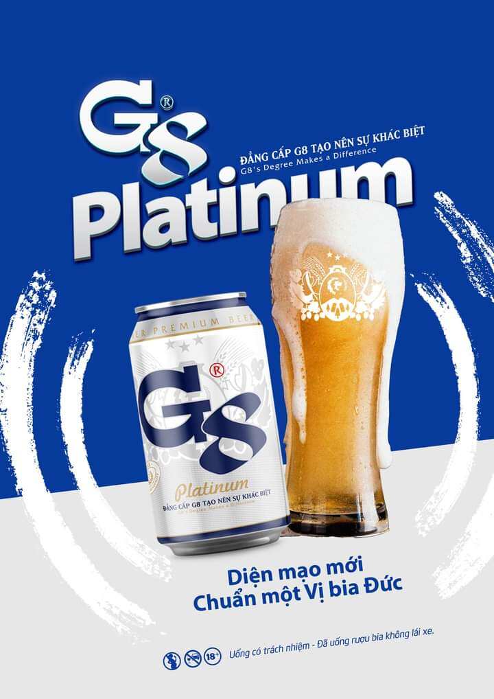 Bia G8 Platinum VINAKEN BẮC GIANG