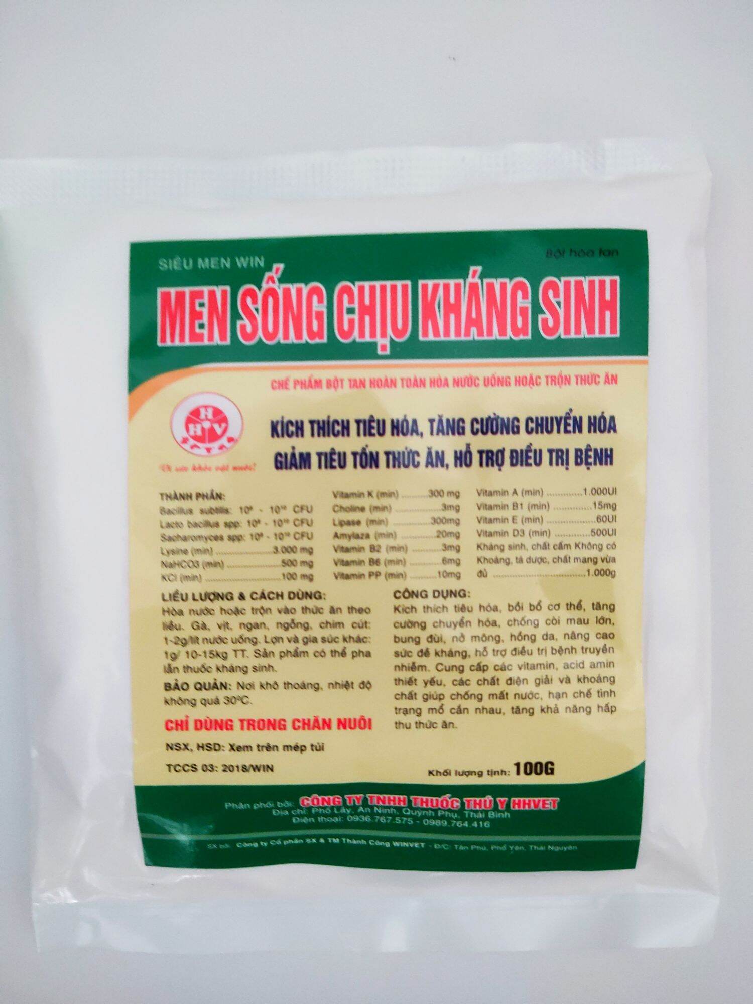 Men tiêu hoá cho gà chọi