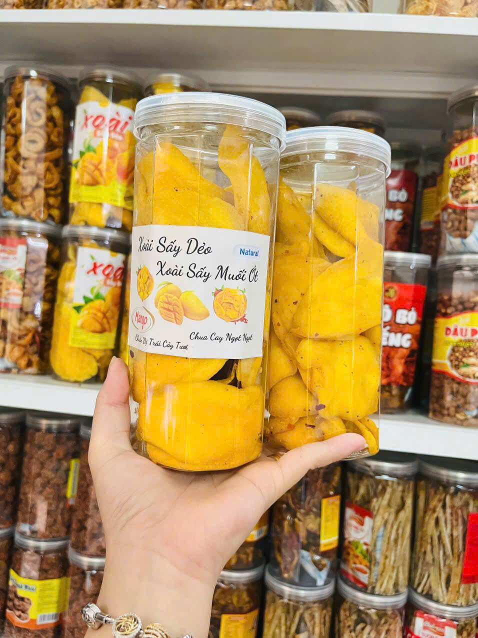 XOÀI SẤY DẺO/ MUỐI ỚT 500gr