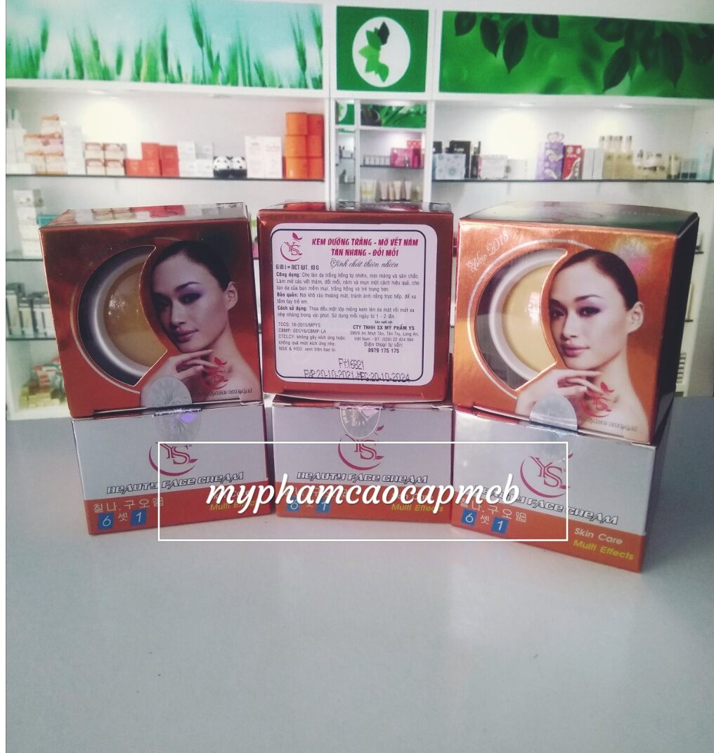 6 hộp Kem Ys nám tàn nhang 10g