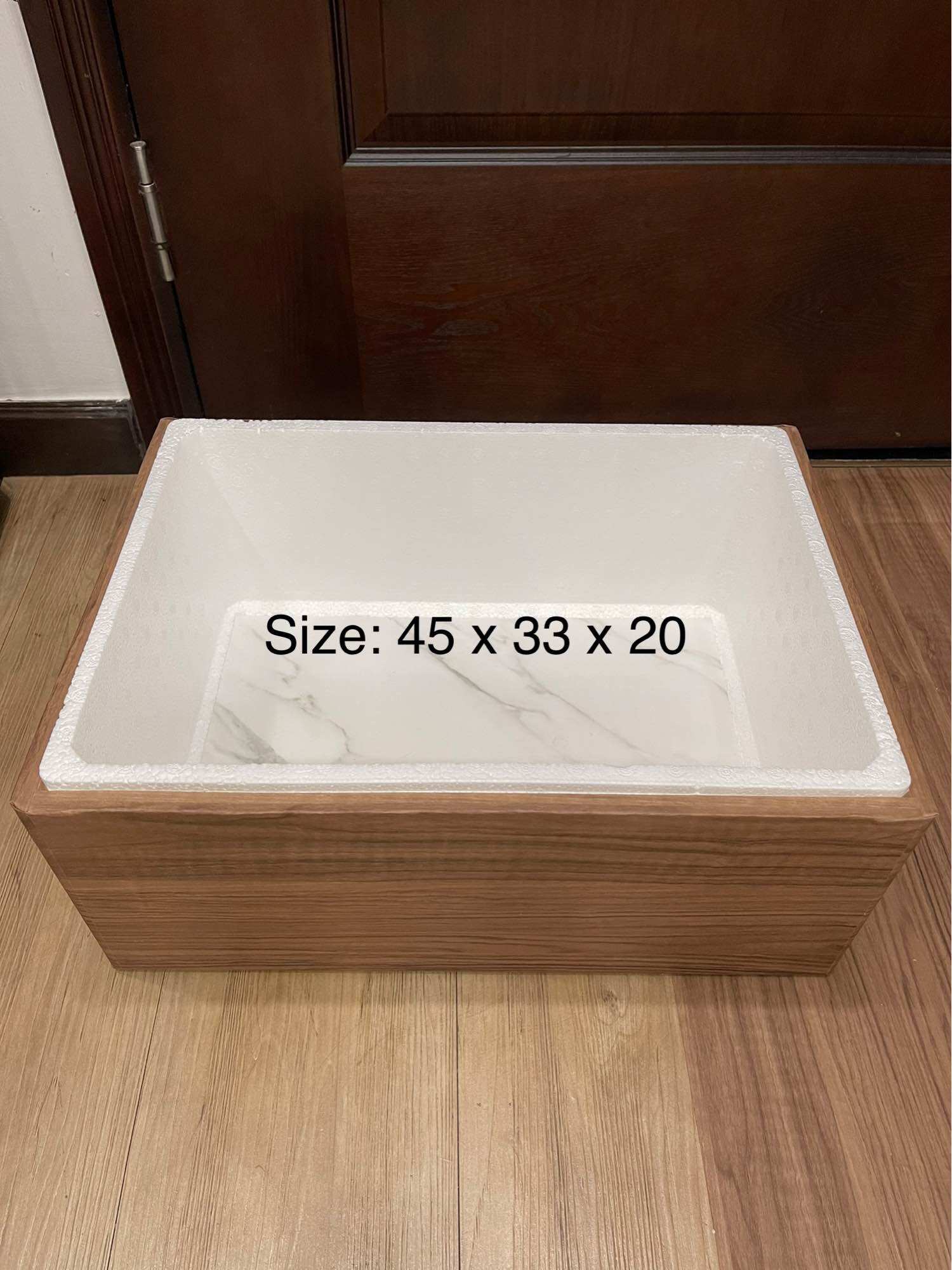 Thùng mút nuôi cá trồng cây size 45cm