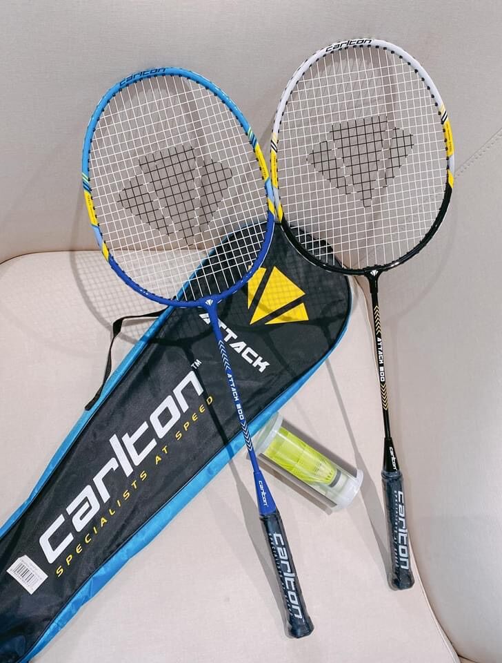 Bộ vợt cầu lông CALRTON 2 vợt 2 cầu - BỀN ĐẸP