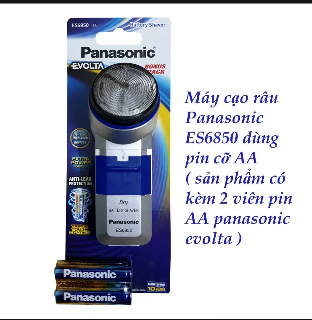 Máy cạo râu Panasonic ES6850 chính hãng ( tặng kèm 2 pin tiểu)