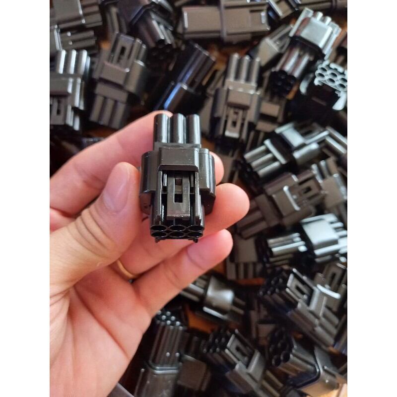 Jack cos IC xe máy(nhựa đen)