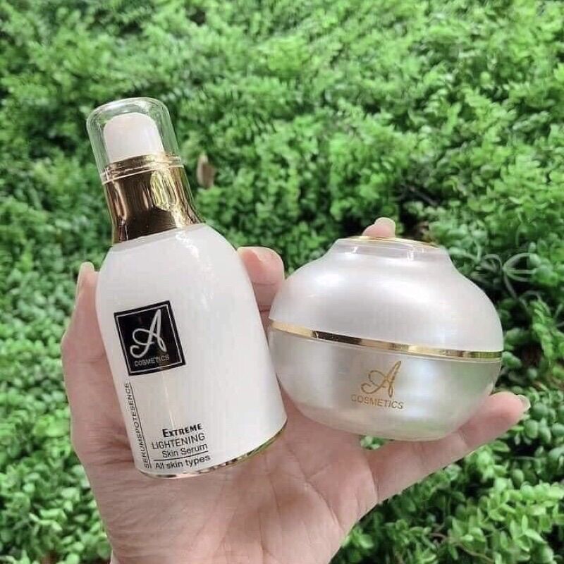 combo Kem Face Pháp A cosmetics 50g và serum huyết thanh A cosmetics 50ml phương anh