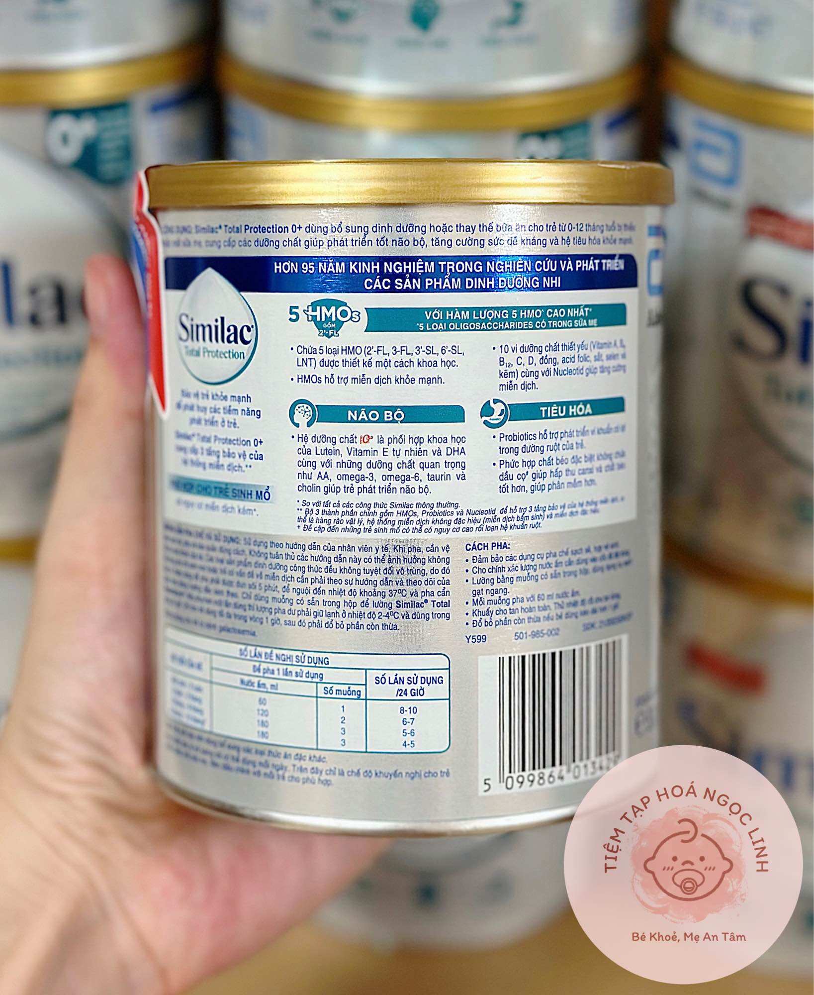 Sữa bột SIMILAC TOTAL PROTECTION 0+ (0-12 tháng tuổi) 380g