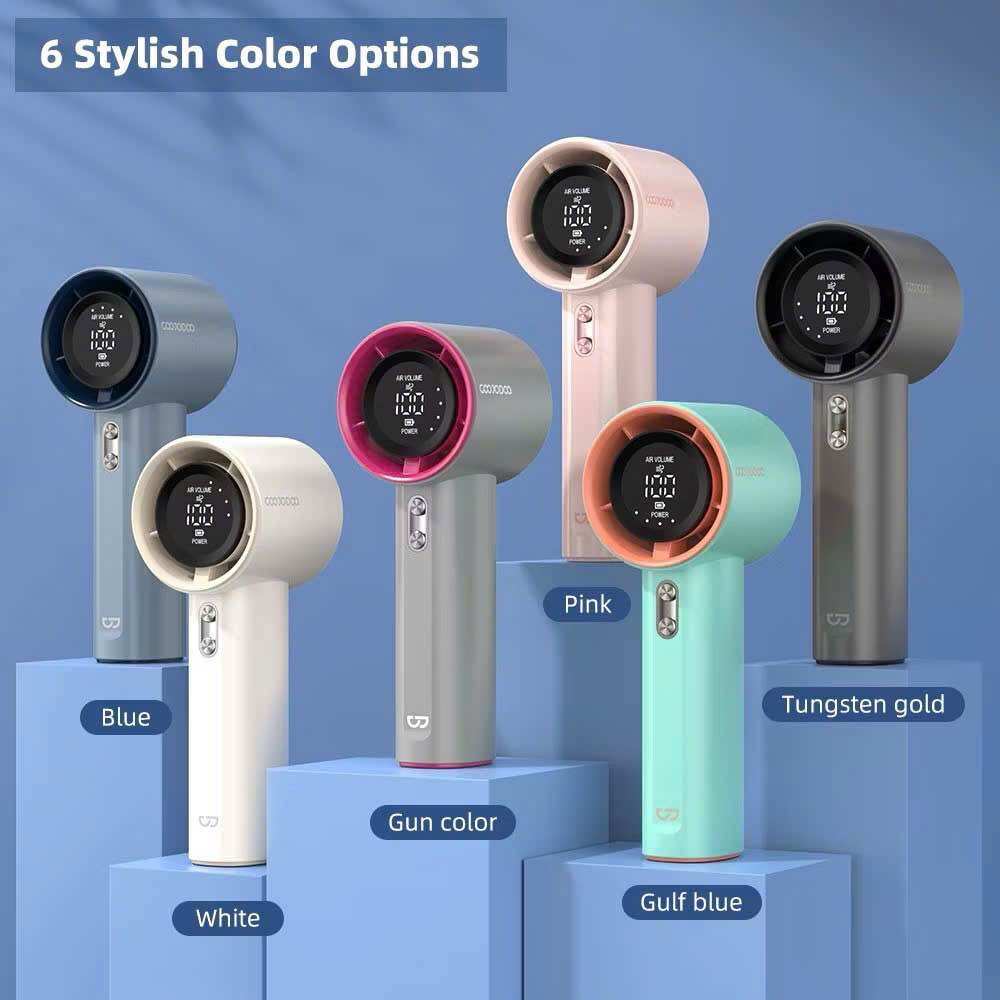 Quạt mini Goojodoq có màn hình kỹ thuật số LED