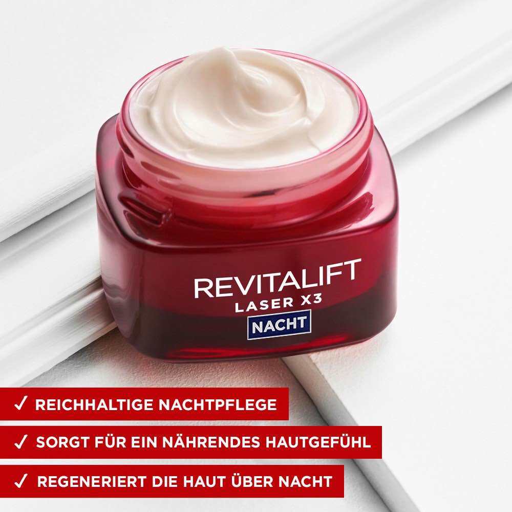 Kem dưỡng da L'Oréal Paris Revitalift Laser X3 ngày và đêm giảm nếp nhăn chống lão hoá giúp mờ thâm nám - 50ml