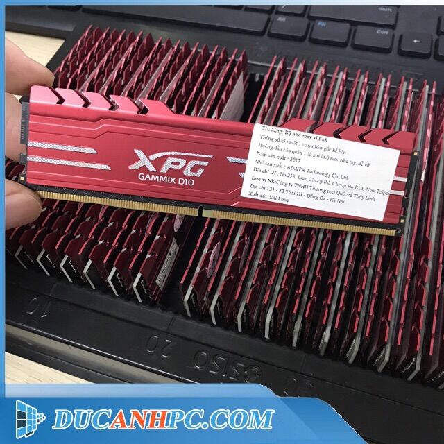 Ram DDR4 8Gb ADATA XPG D10 bus 2400 - Bảo hành 3 tháng
