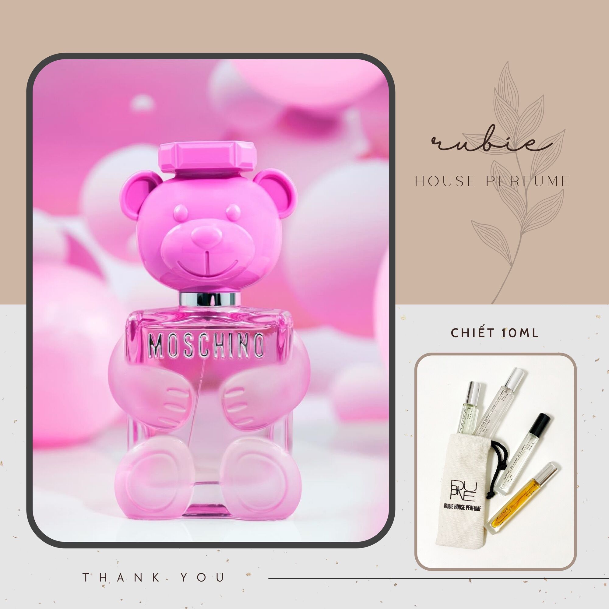 10ml toy 2 - bubble gum - moschino