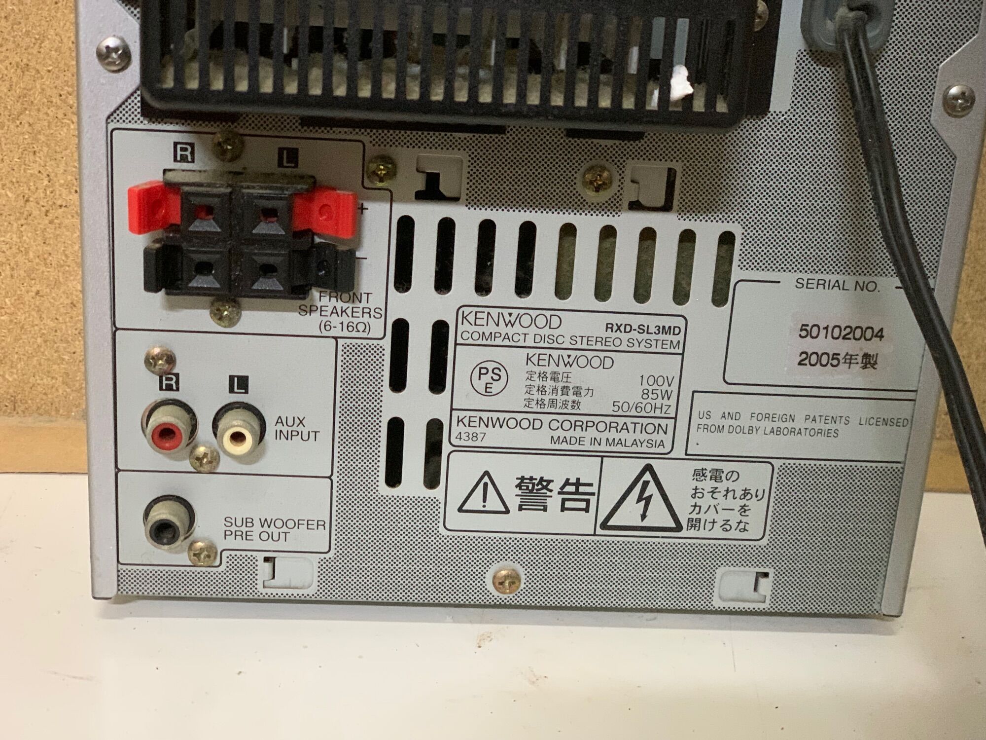 Dàn kenwood SL3MD