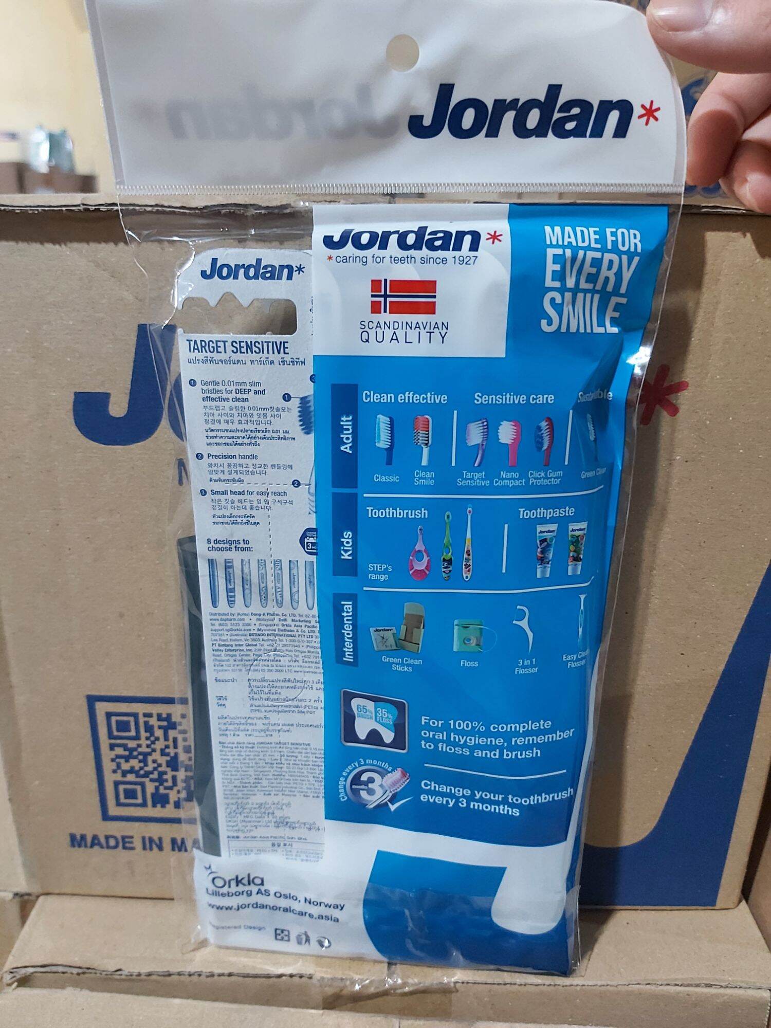 COMBO 3 Cây Bàn Chải JORDAN TARGET SENSITIVE