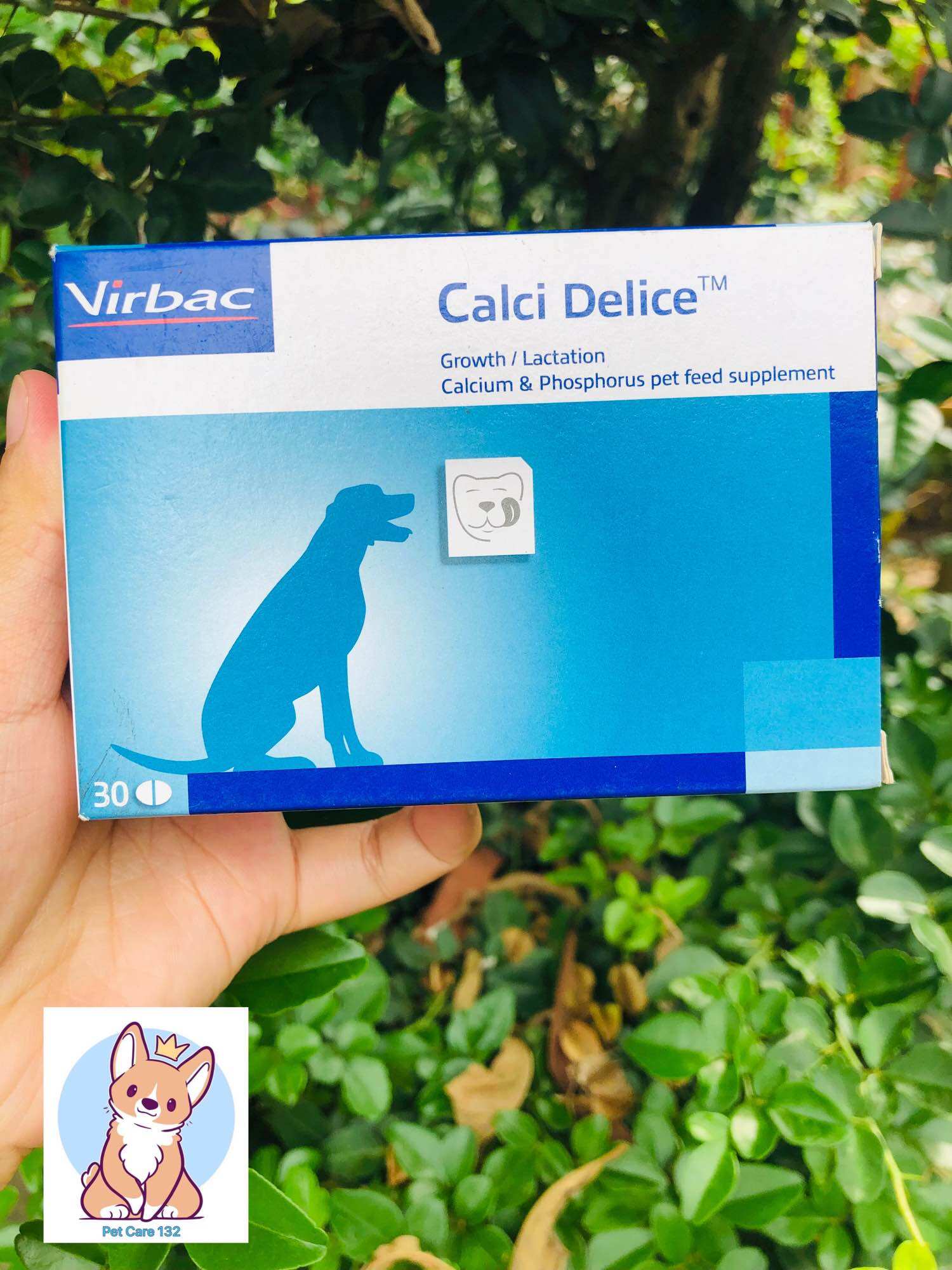 [1 vĩ X 10viên] Bổ sung canxi cho chó mèo (Canxi Delice Virbac)