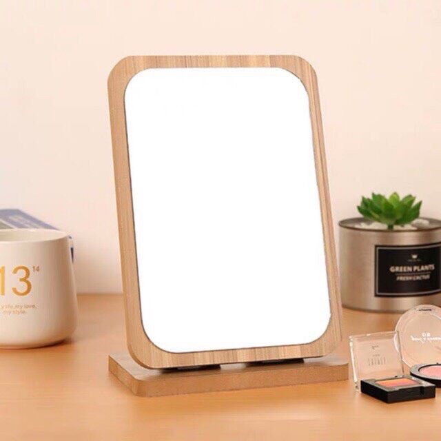 **GƯƠNG GỖ GẬP- GẬP XOAY ĐỂ BÀN**