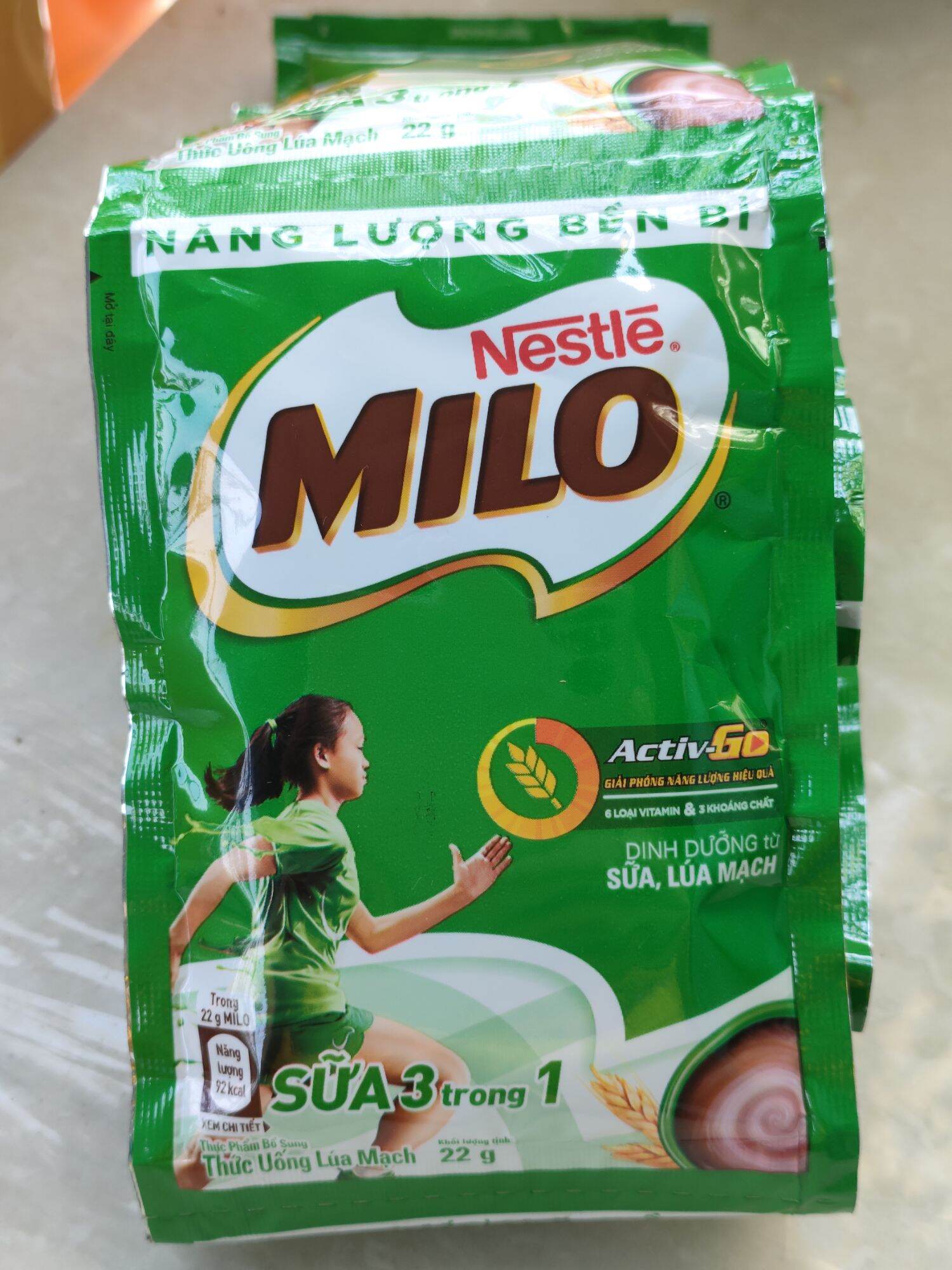 [HCM] Combo 2 Dây Sữa Milo Dây (10 gói × 22g)