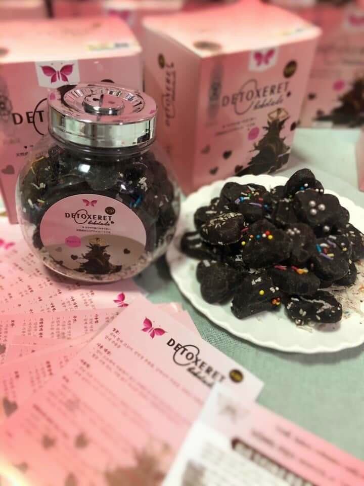 Kẹo hỗ trợ giảm cân Detoxeret Chokolade Vip. hộp 30 viên giảm 3_10 kg . Hàng chính hãng