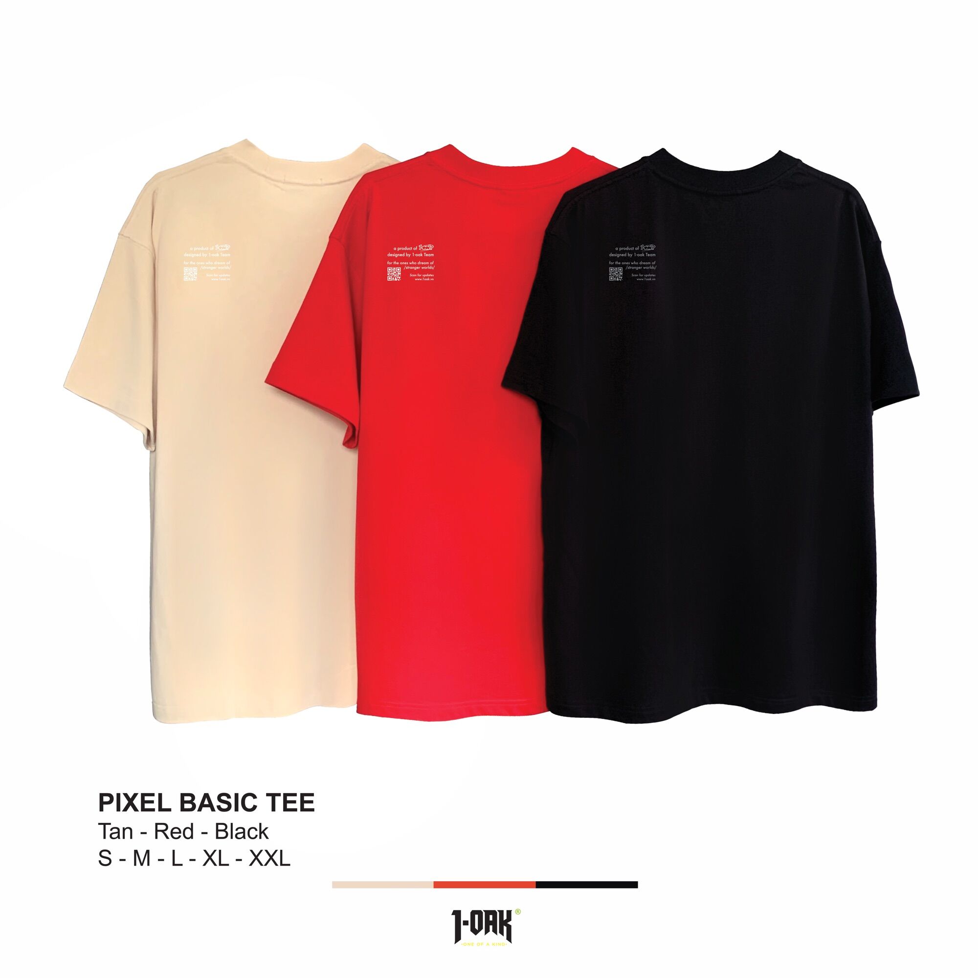 PIXEL BASIC TEE - ÁO THUN BASIC 1OAK