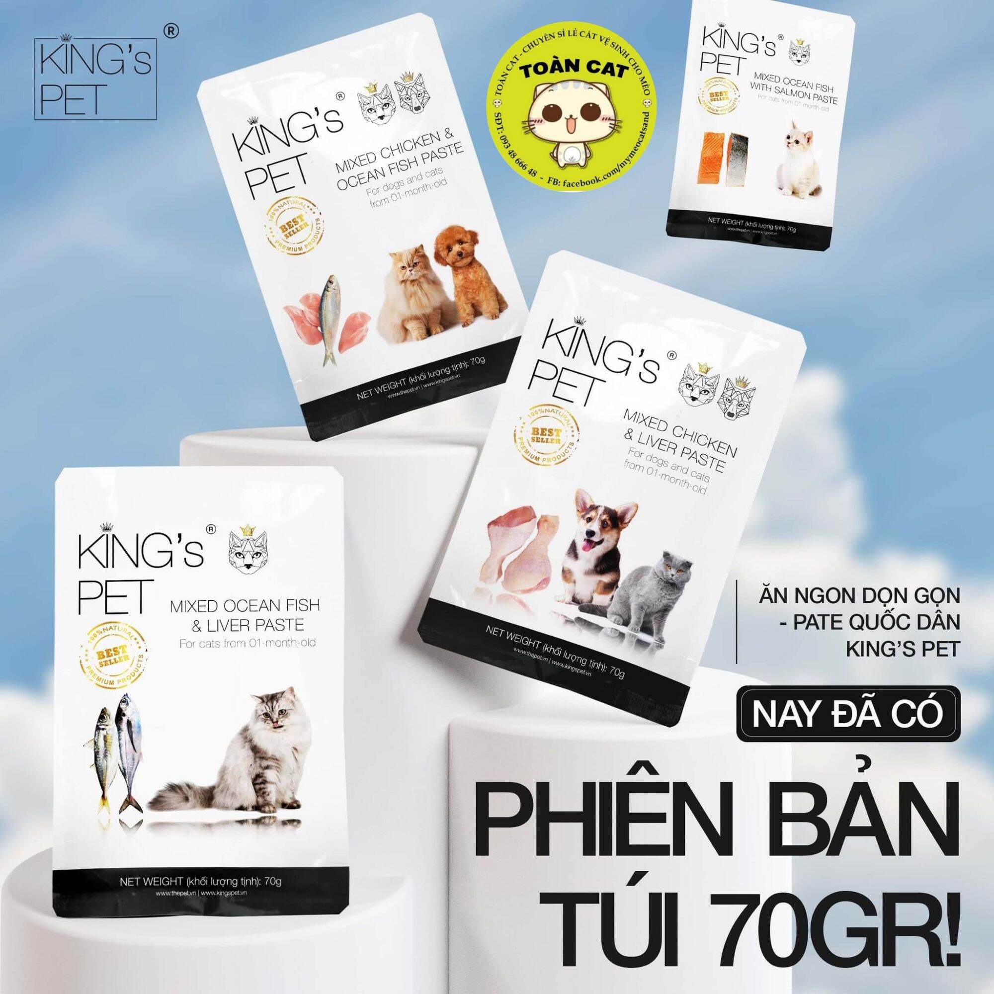 Pate King's pet gói 70g - Pate cho mèo