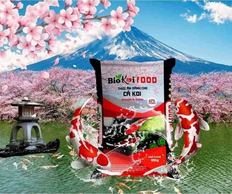 Cám cá koi bio koi bao 10kg  42% protein