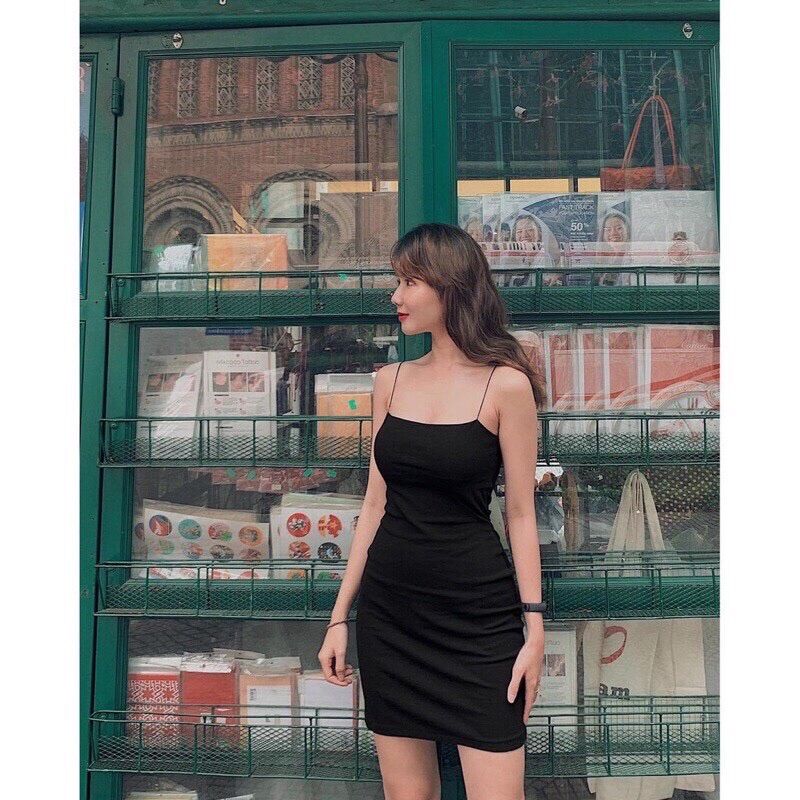 body 2 dây nữ thun zip