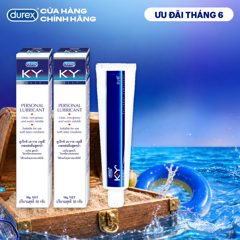 Combo 2 gel bôi trơn Durex K-Y Jelly 50g ( KY Jelly)
