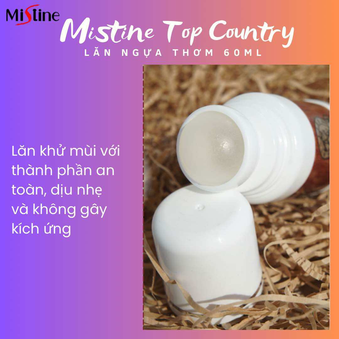 [HCM]Lăn khử mùi MISTINE -TOP COUNTRY 60ML