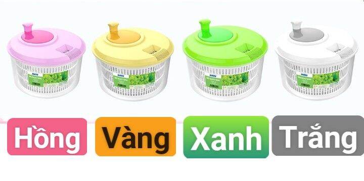 Rổ quay rau/ củ Duy Tân cỡ to 24cm -4.2l