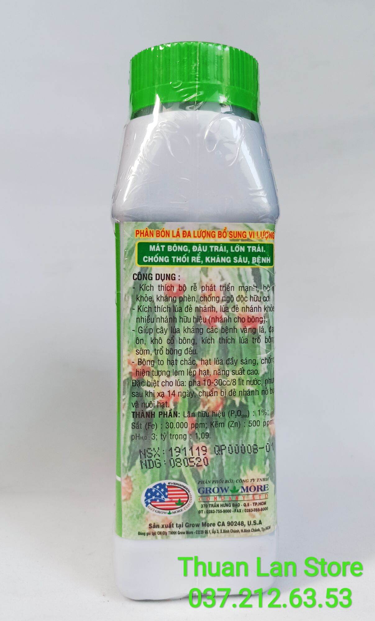 Phân Bón Hữu Cơ Root Plex Từ Tảo Biển 500ml