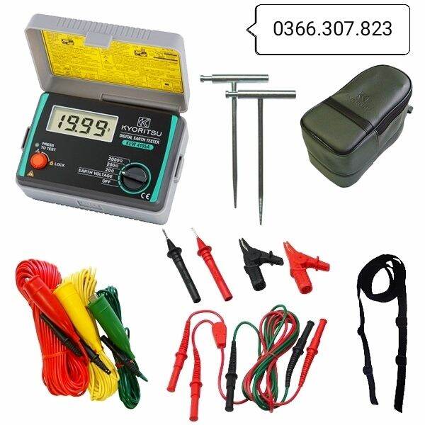[HCM]Đồng hồ đo điện trở đất số điện tử KYORITSU-4105A
