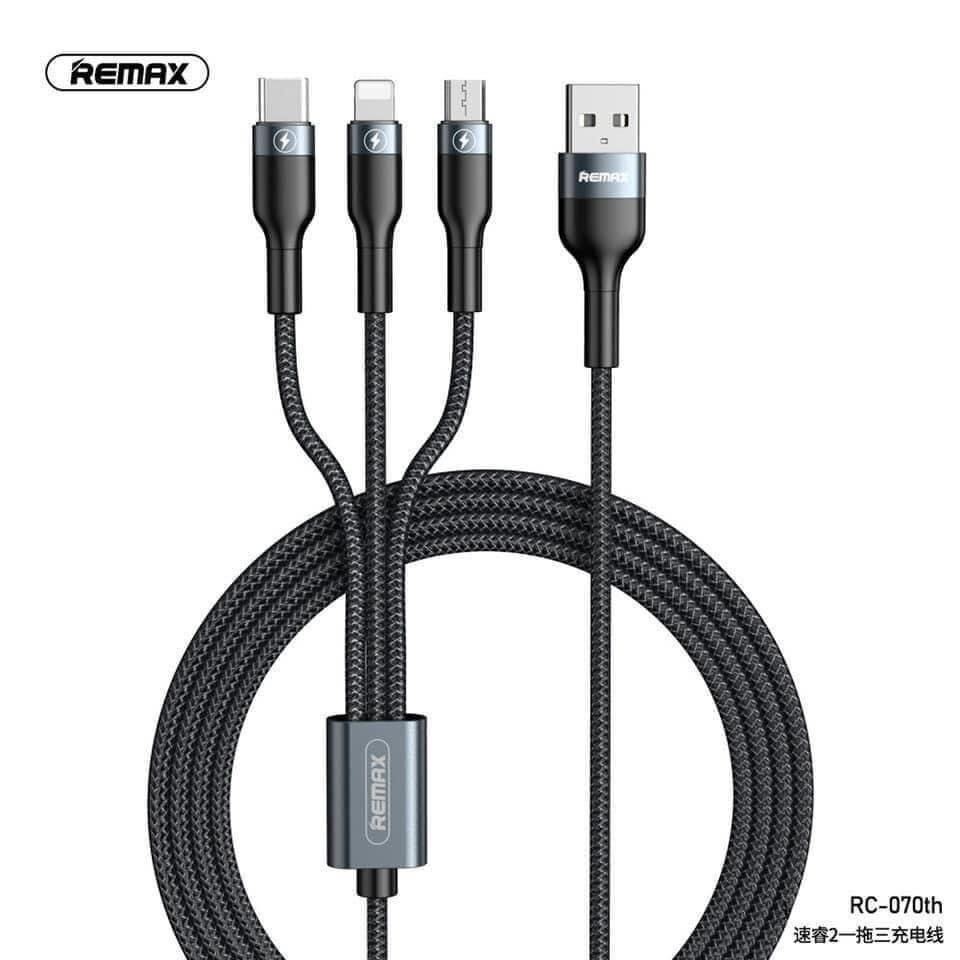 dây sat remax chính hãng 3in 1