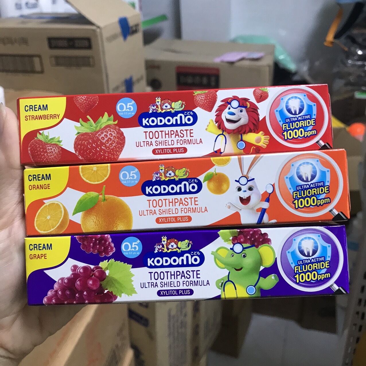 Kem đánh răng kodomo trẻ em 40g