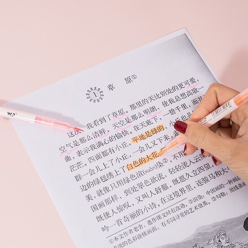 Bút đánh dấu - bút highlighter 6 màu CY - bút dạ.