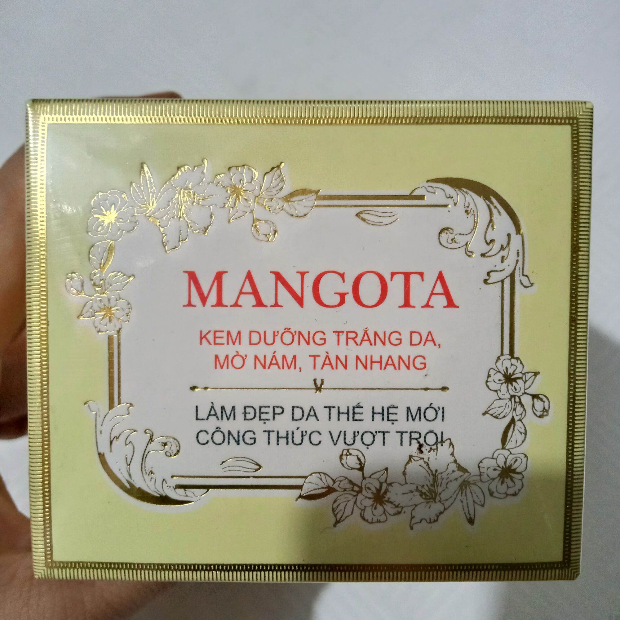 Kem mangota dưỡng trắng da mờ nám tàn nhang 18gam