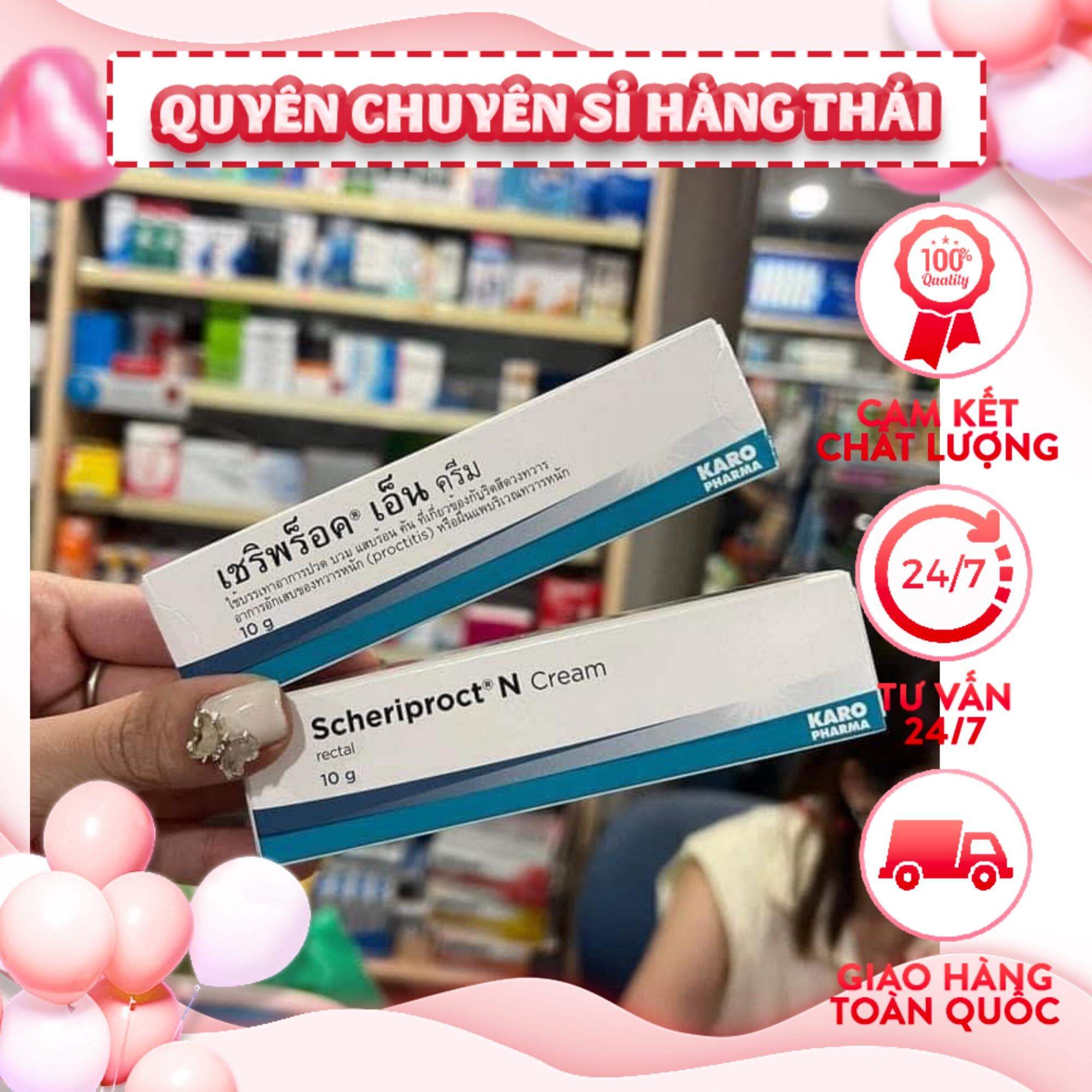 kem bôi trĩ scheriproct 10g thái lan