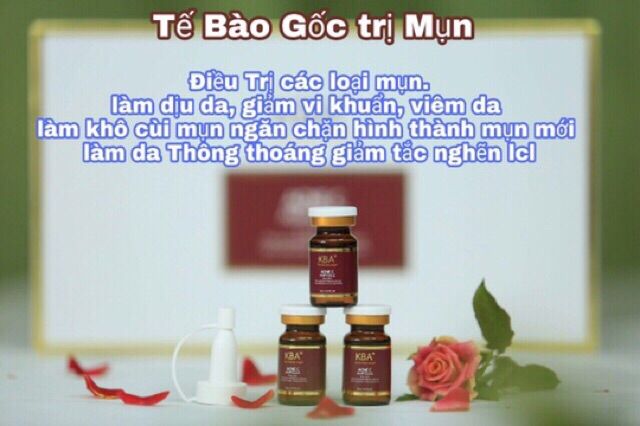 Tế bào gốc giảm mụn thâm KBA+