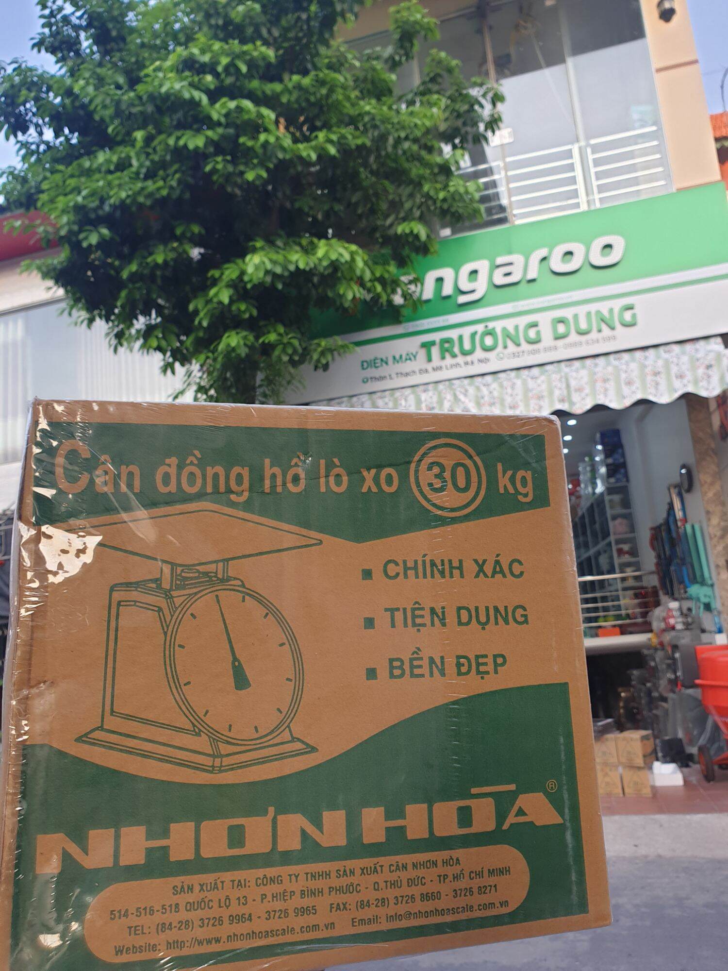 Cân đồng hồ 20kg nhơn hoà