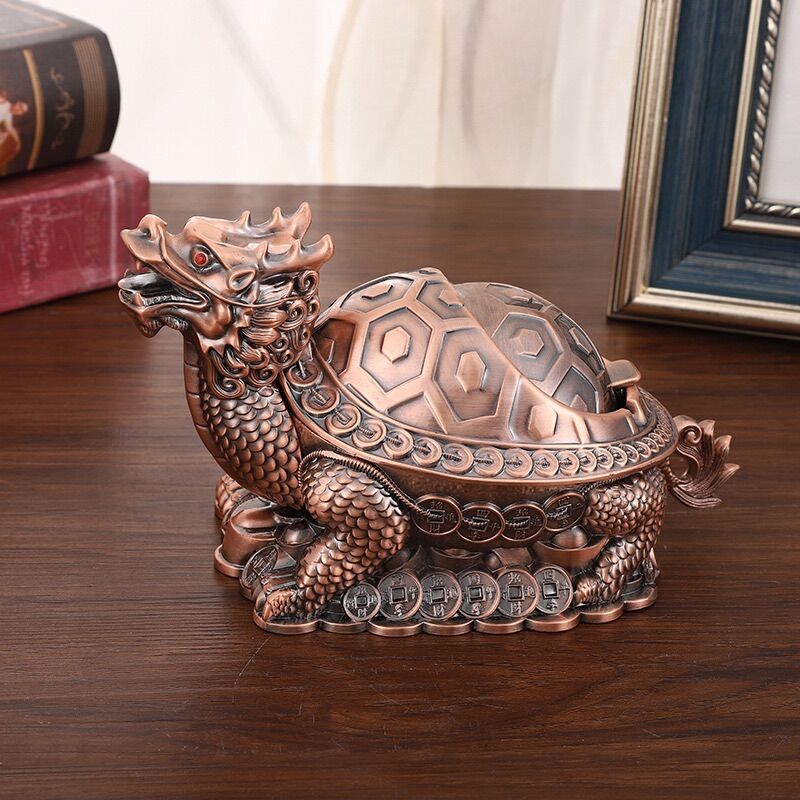 Gạt tàn tỳ hưu phong thuỷ trang trí , Gạt tàn Long quy Huydecor