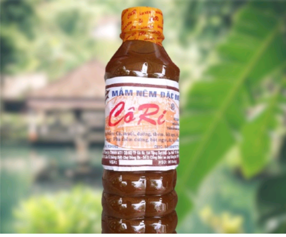 1chai nước mắm mên côri - loại 1 ngon - 1chai 500gr