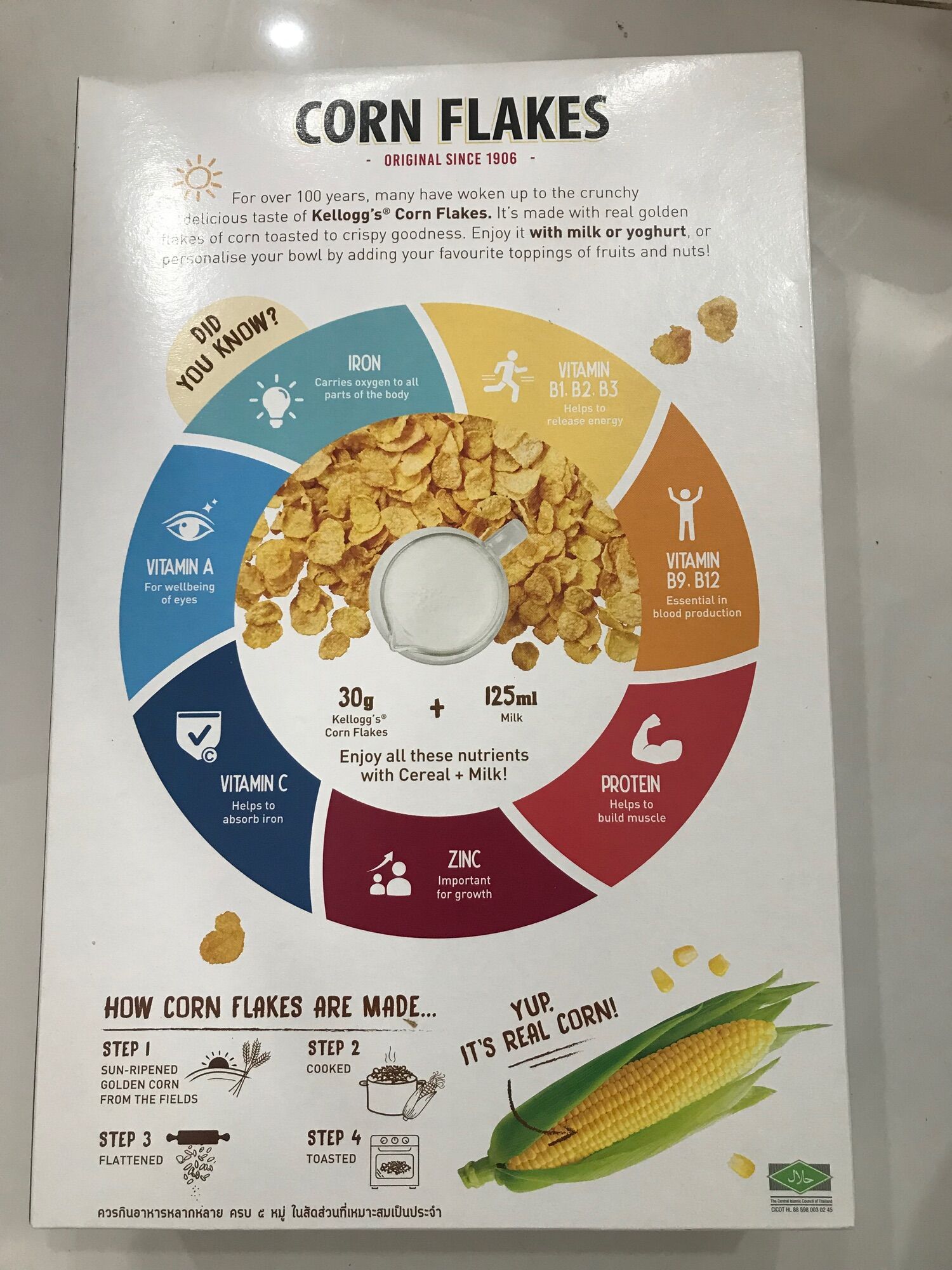 [HCM]ngũ cốc dinh dưỡng Kelloggs Corn Flakes 275g
