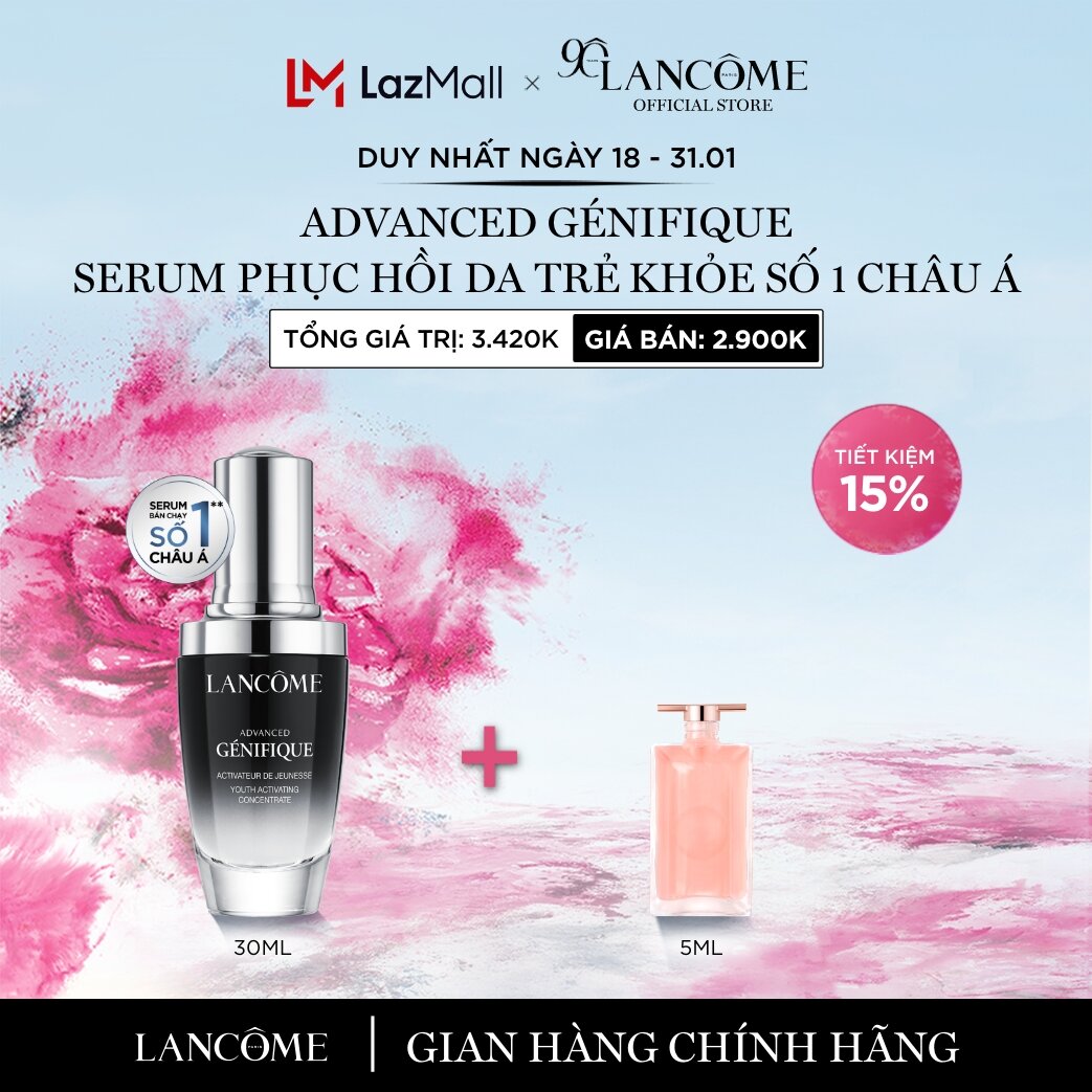 Dưỡng chất (Serum) phục hồi da trẻ khoẻ LANCOME Advanced Genifique 30ml