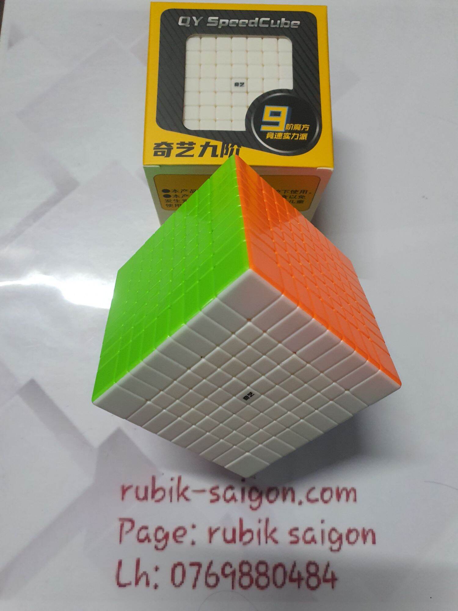 Rubik Qiyi 9x9 stkless không viền