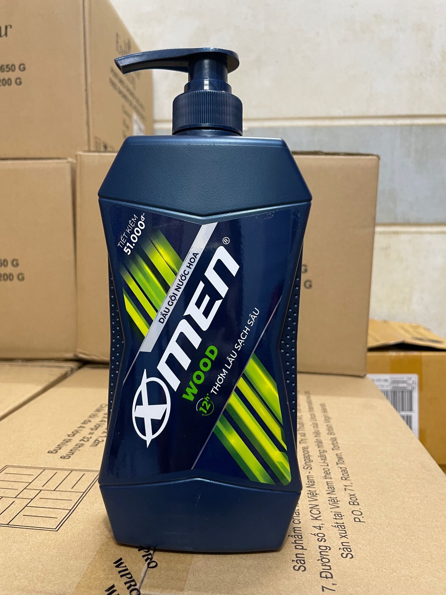 Dầu gội x-men 650g wood