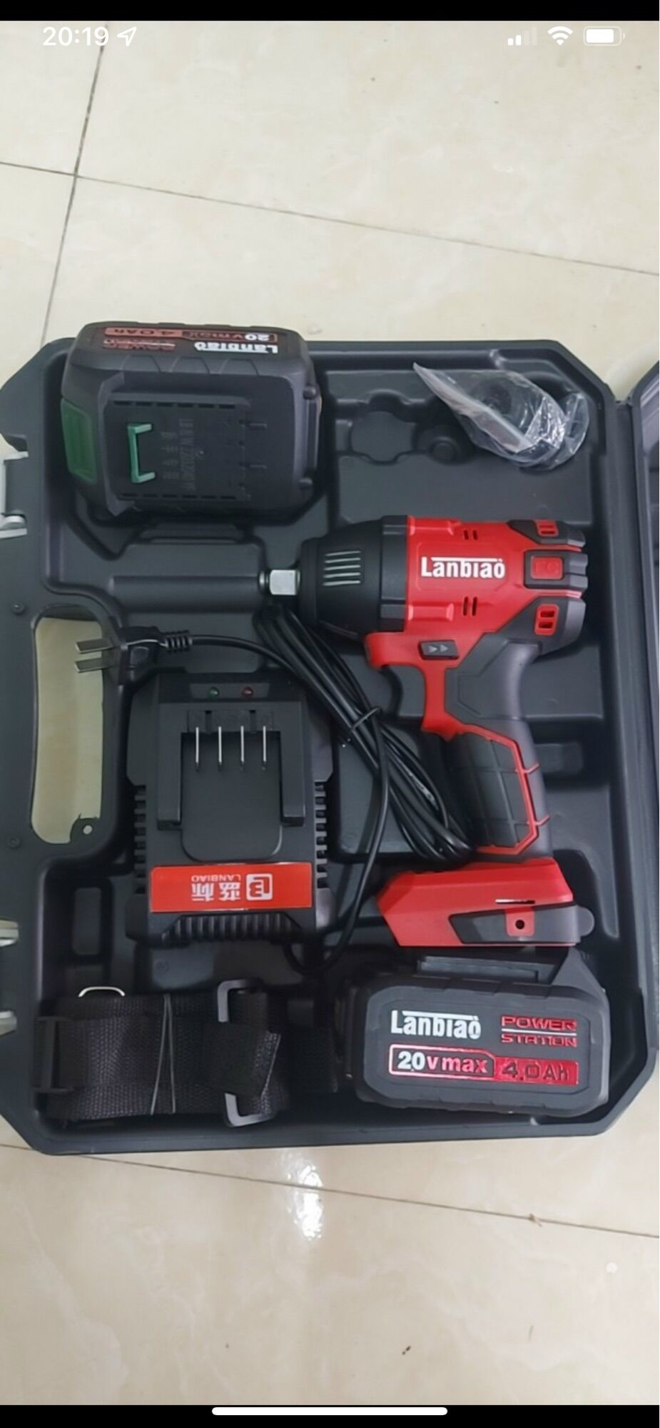 MÁY SIẾT BU Lông LANBIAO815 20V KHÔNG CHỔI THAN.