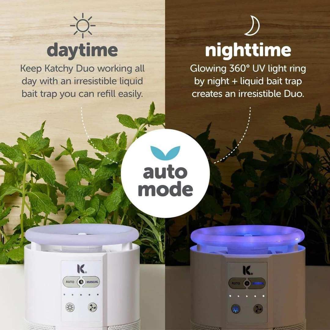 Đèn bắt muỗi  KATCHY DUO 2 IN 1